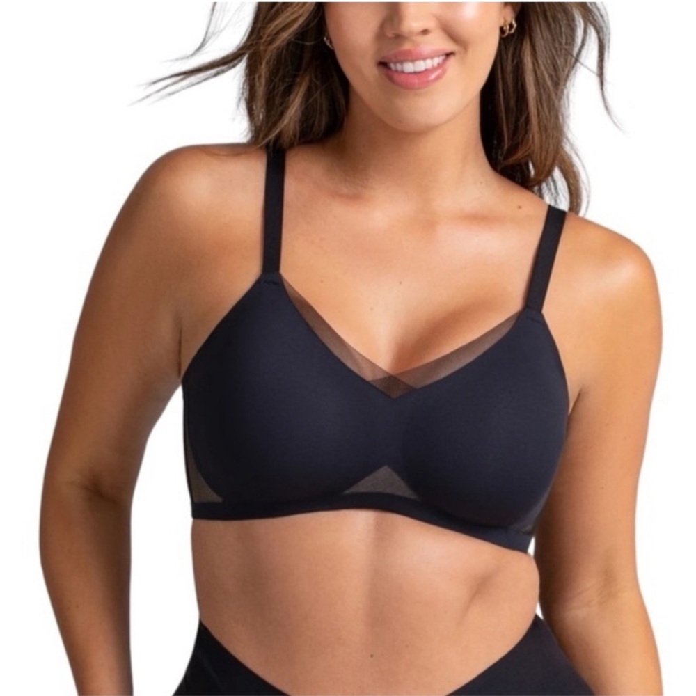Honeylove Black Mesh Bra